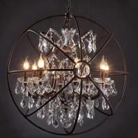 Подвесная люстра Loft it Foucaults orb crystal LOFT1897/6 фото Подвесная люстра Loft it Foucaults orb crystal LOFT1897/6