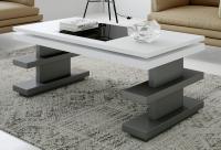 Журнальный стол NORA 2065 Blanco mate/Grafito/Negro фото Журнальный стол NORA 2065 Blanco mate/Grafito/Negro. Фото №1