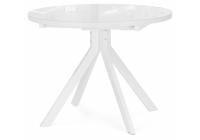 Стол деревянный Веллор 110(145)х110х78 белый