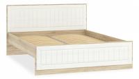 (Сильва) НМ  040.34 Кровать с ортопедическим основанием Оливия / дуб сонома / белый