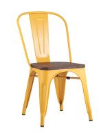 Стул TOLIX WOOD желтый фото Стул TOLIX WOOD желтый. Фото №1