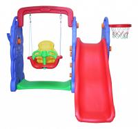 Комлекс игровой Слоник ZK009-1, красный, синий фото Комлекс игровой Слоник ZK009-1, красный, синий. Фото №1