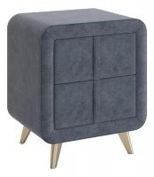 Тумба прикроватная Софи 2, (480х370х580) топаз (велюр)