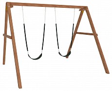 Качели детские Р911-27, коричневый. Фото №2