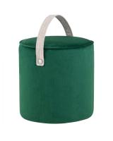 Пуф Джерри велюр изумрудный