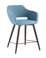 Стул полубарный Саймон велюр пыльно-голубой фото Стул полубарный Саймон велюр пыльно-голубой. Фото №1