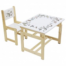 Набор учебный Polini kids Eco 400 SM, белый. Фото №2