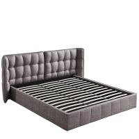 Кровать HUSK 8705 темно-бежевая с ящиком для белья Кровать HUSK 8705 темно-бежевая с ящиком для белья. Фото №1