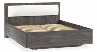 Кровать Virginia НМ 011.54, к/з Бум айс, Ясень Анкор темный фото Кровать Virginia НМ 011.54, к/з Бум айс, Ясень Анкор темный. Фото №1