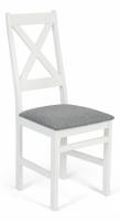 Стул CROSSMAN Многослойная фанера, 100*41*40, white, ткань серая (16/1) (поставляется по 2 шт). Фото №1