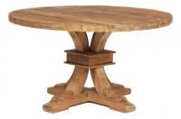 Стол обеденный Secret De Maison Romano дерево тик, 140х140х78см, натуральный. Фото №1