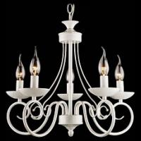 Подвесная люстра Eurosvet Provence 22404/5 белый с золотом фото Подвесная люстра Eurosvet Provence 22404/5 белый с золотом. Фото №1