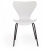 Стул Jacobsen  (mod DC 102)  пластик/металл, 50 х 46 х 82 см , белый 018/черный  (поставляется по 4 шт). Фото №2