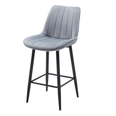 Стул полубарный CG1953B серый UF910-03. Фото №3