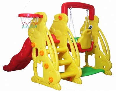 Комлекс игровой Кролик ZK010-1, желтый, красный фото Комлекс игровой Кролик ZK010-1, желтый, красный. Фото №5