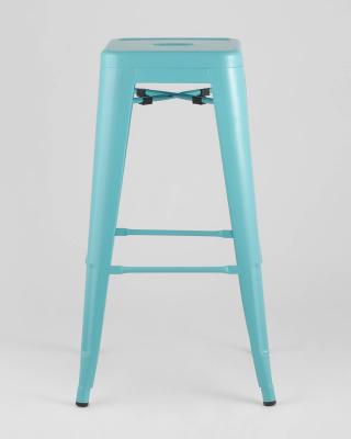Стул барный TOLIX голубой матовый фото Стул барный TOLIX голубой матовый. Фото №4