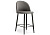 Барный стул Амизуре темно-серый / черный матовый