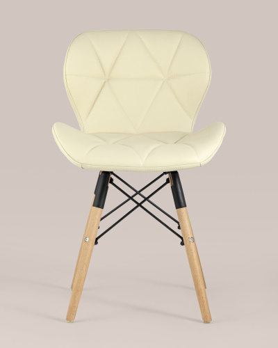 Стул Бон экокожа бежевый фото Стул Бон экокожа бежевый. Фото №5