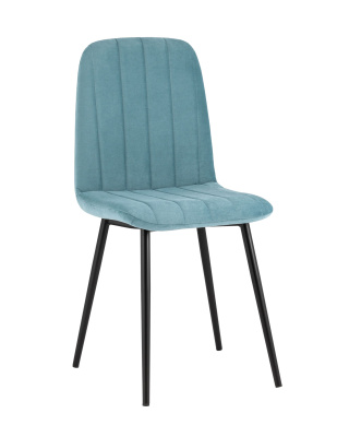 Стул Easy велюр пыльно-голубой. Фото