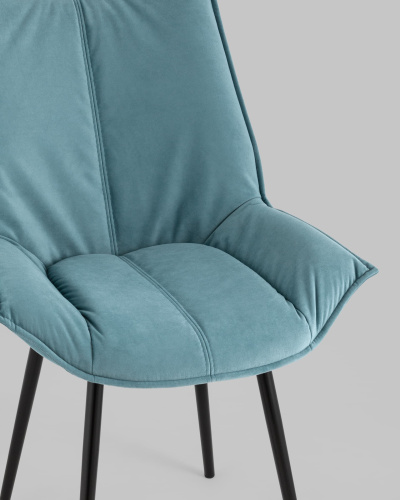 Стул Осло велюр пыльно-голубой. Фото №9