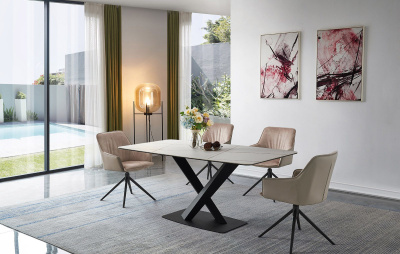 Стол DT-2017 белая керамика MR35 (180). Фото