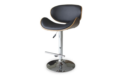 Стул барный JY1076 черный/хром. Фото