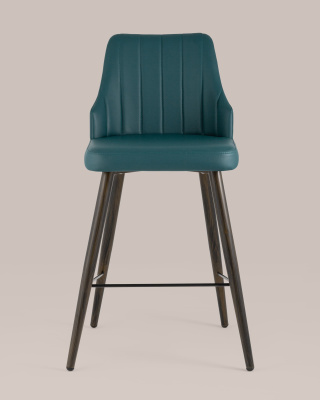 Стул полубарный Коналл экокожа темно-синий. Фото