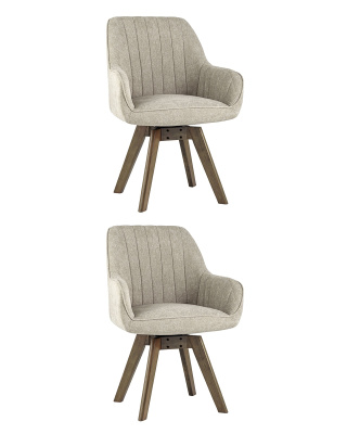 Стул вращающийся MANS латте 2 шт. фото Стул вращающийся MANS латте 2 шт.. Фото №2