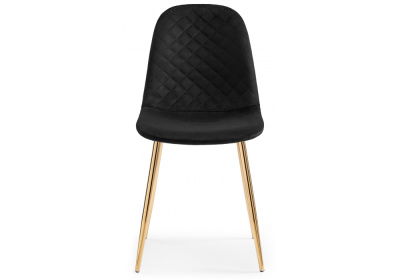Стул Dabl black / gold фото Стул Dabl black / gold. Фото №2