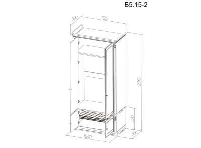 Шкаф Благо 5 Б 5.15-2 фото Шкаф Благо 5 Б 5.15-2. Фото №3