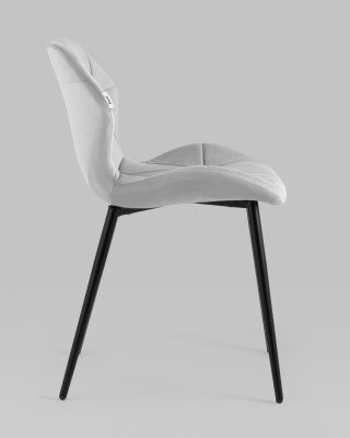 Стул Эдвин велюр серый фото Стул Эдвин велюр серый. Фото №4