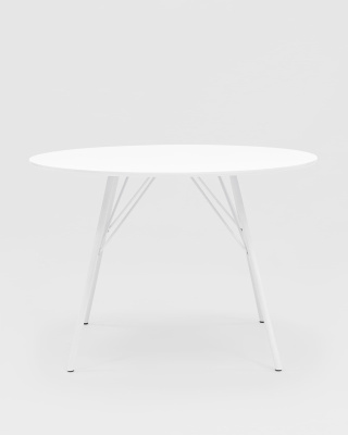 Стол обеденный Мемфис D110 белый фото Стол обеденный Мемфис D110 белый. Фото №4