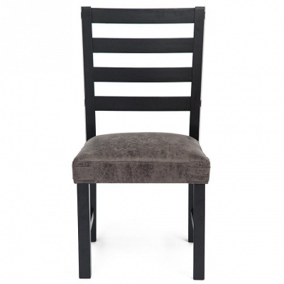 Стул Secret De Maison SATURN (mod. 4290-18VR) 48 х 63 х 95 см, черный, ткань: серый антик (поставляется по 2 шт) фото Стул Secret De Maison SATURN (mod. 4290-18VR) 48 х 63 х 95 см, черный, ткань: серый антик (поставляется по 2 шт). Фото №2