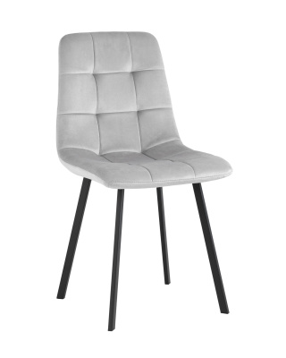 Стул Chilly велюр серебристый. Фото №2