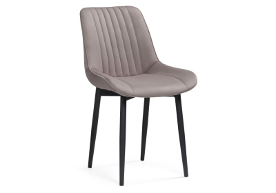 Стул Седа велюр латте / черный. Фото №2