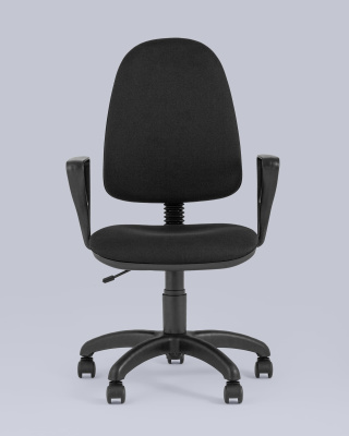 Кресло компьютерное Престиж черное. Фото