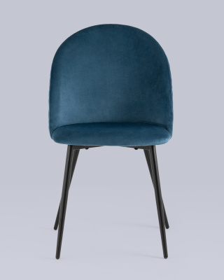 Стул Lilly велюр сине-зеленый. Фото №5