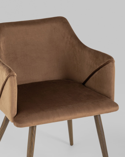 Стул Монарх коричневый. Фото №9