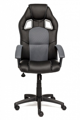 Компьютерное кресло DRIVER кож/зам/ткань, черный/серый, 36-6/12 (id:  ). Фото №2