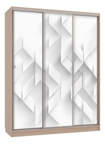 Бассо 7-600 59 (полки слева) дуб млечный. Фото №1