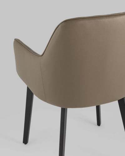 Стул Прайм экокожа коричневая. Фото №8