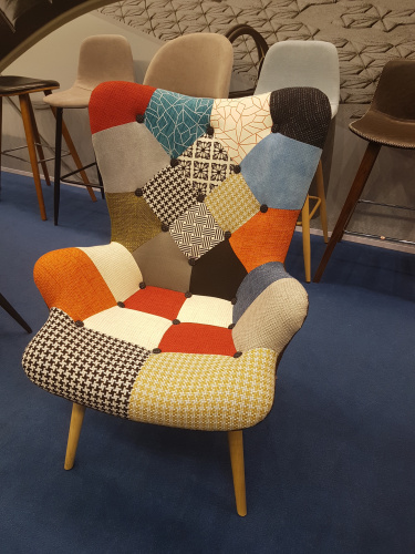 Кресло Contour DС-917(P) patchwork-лоскутный микс. Фото №9