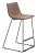 Стул полубарный CQ-8347B коричневый 2090 фото Стул полубарный CQ-8347B коричневый 2090. Фото №1