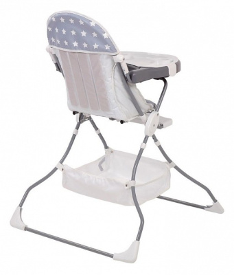 Стул для кормления Polini kids 252 Звезды, серый. Фото