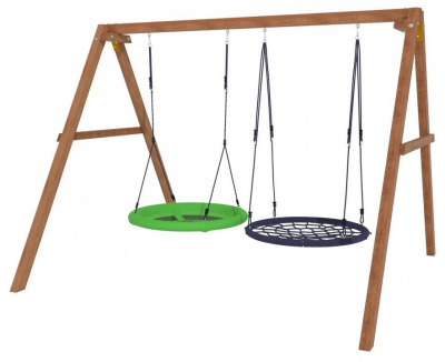 Качели детские Р911-24, коричневый. Фото №3