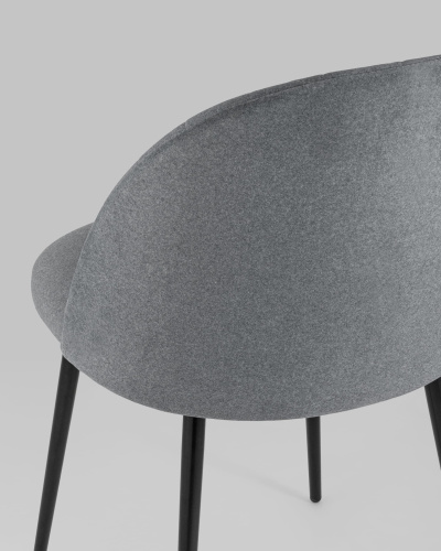 Стул Марсель микровелюр темно-серый. Фото №8
