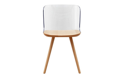 Стул PC-S097A прозрачный/бук фото Стул PC-S097A прозрачный/бук. Фото №5