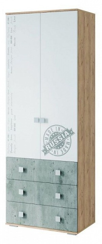 Шкаф платяной Тренд,белый. Фото №1