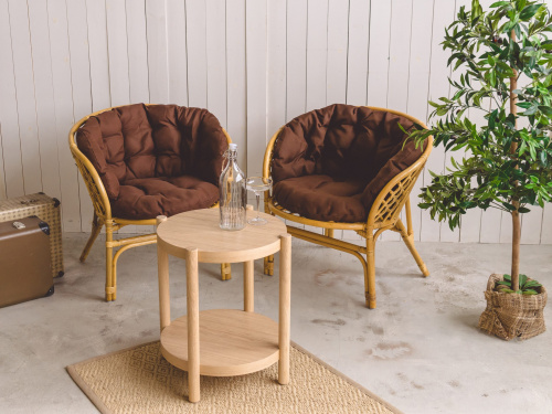 Комплект Багама дуэт с коричневыми подушками. Фото №9