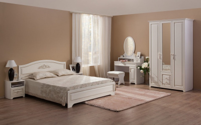 Белла Шкаф 3-створчатый  белый/софт джелато фото Белла Шкаф 3-створчатый  белый/софт джелато. Фото №2